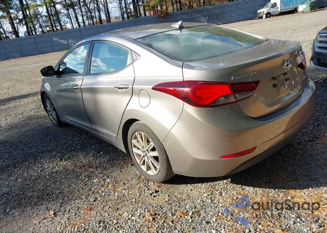 2016 Hyundai Elantra Se из США, поврежденный, VIN 5NPDH4AE6GH773239